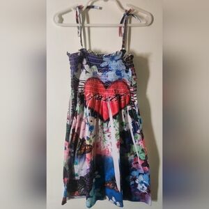 Floral Heart Kids Casual Dress